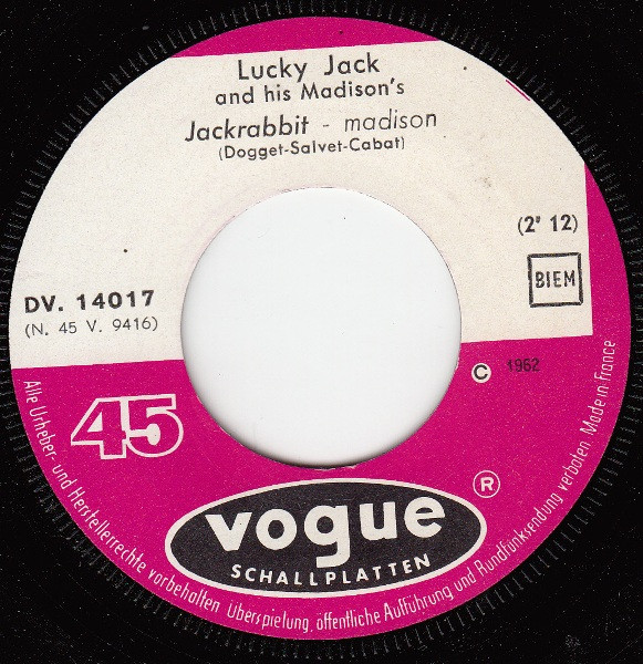 lataa albumi Lucky Jack And His Madison's - Jackrabbit
