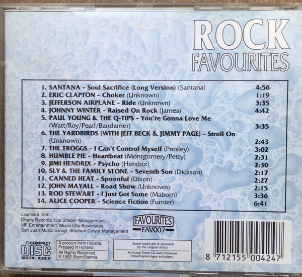 lataa albumi Various - Rock Favourites