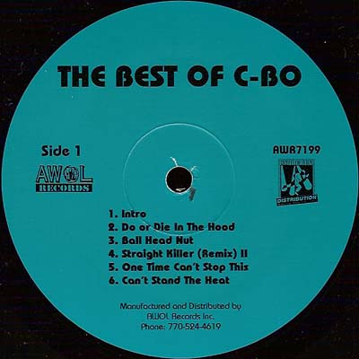 C-Bo - The Greatest Hits: CD