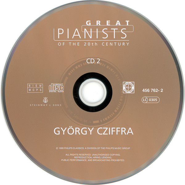 télécharger l'album György Cziffra - Great Pianists Of The 20th Century