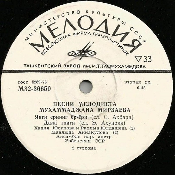 baixar álbum Various - Песни Мелодиста Мухаммаджaнa Мирзаева