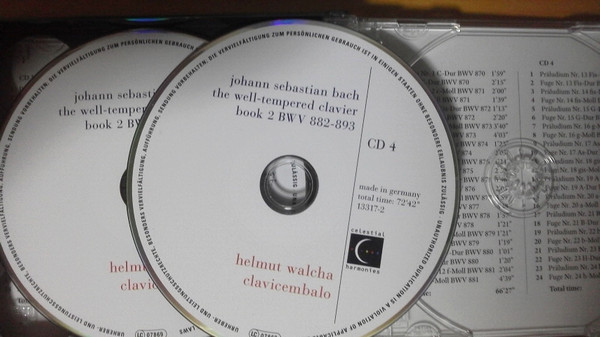 télécharger l'album Helmut Walcha, Johann Sebastian Bach - The Well tempered Clavier Books 12