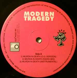 Modern Tragedy - Murda N Death album cover