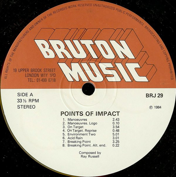 lataa albumi Ray Russell Nick Ingman Mike Vickers - Points Of Impact