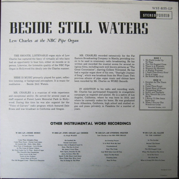 lataa albumi Lew Charles - Beside Still Water