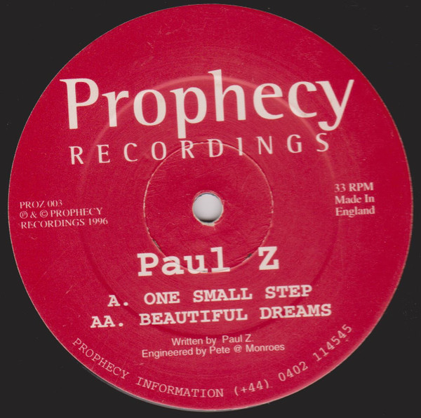 descargar álbum Paul Z - One Small Step Beautiful Dreams