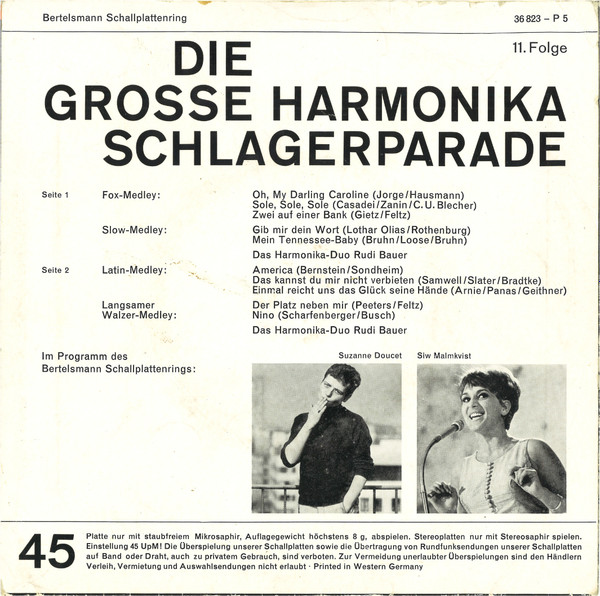 Album herunterladen Das HarmonikaDuo Rudi Bauer - Die Grosse Harmonika Schlagerparade 11Folge