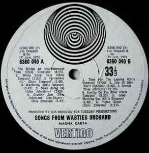 Magna Carta – Songs From Wasties Orchard (Vinyl) - Discogs