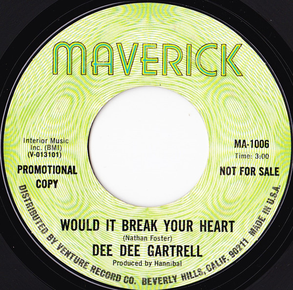 Dee Dee Gartrell – Would It Break Your Heart (Vinyl) - Discogs