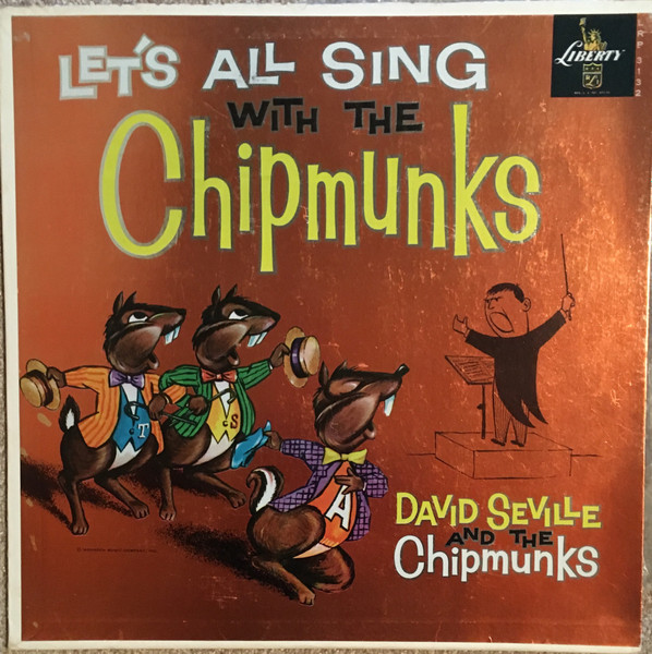 Alvin And The Chipmunks Porn - David Seville And The Chipmunks â€“ Let's All Sing With The Chipmunks (1959,  Red Transparent, Vinyl) - Discogs