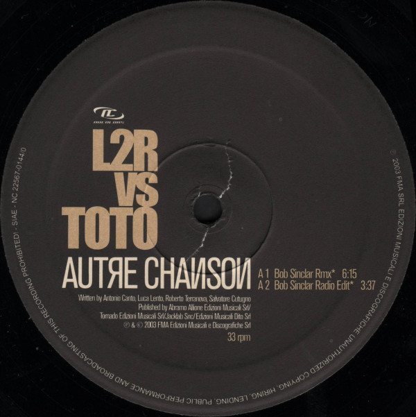 télécharger l'album L2R vs Toto - Autre Chanson