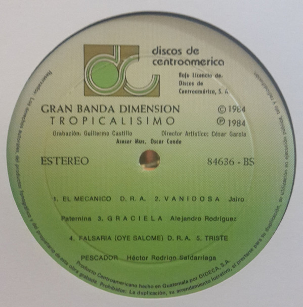 descargar álbum Gran Banda Dimensión - Tropicalísimo