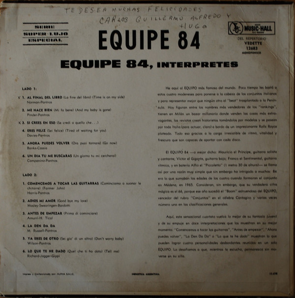 descargar álbum Equipe 84 - Equipe 84