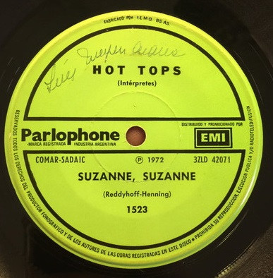 baixar álbum Hot Tops - Suzanne Suzanne Darling Darling