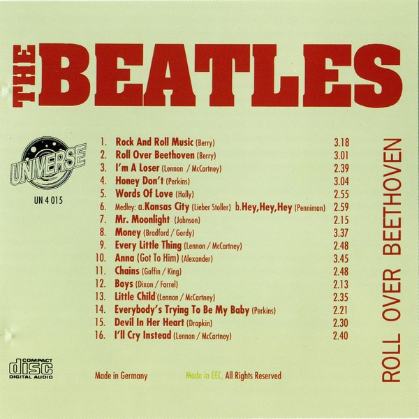 last ned album The Beatles - Roll Over Beethoven