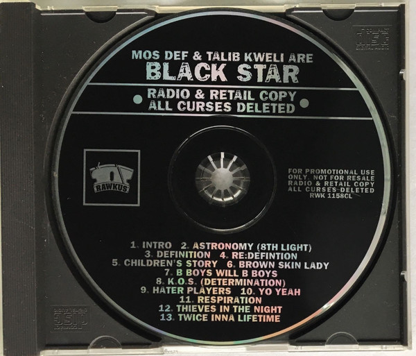 Black Star – Mos Def & Talib Kweli Are Black Star (1998, Cassette 
