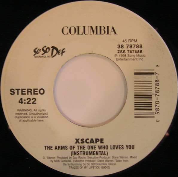 Xscape – The Arms Of The One Who Loves You (1998, Cardboard sleeve