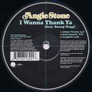Angie Stone - I Wanna Thank Ya album cover