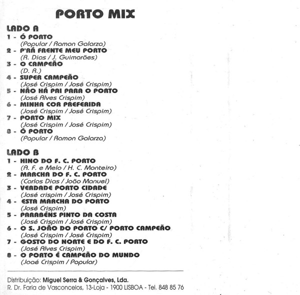 baixar álbum Pontapés Do Canto - Porto Mix