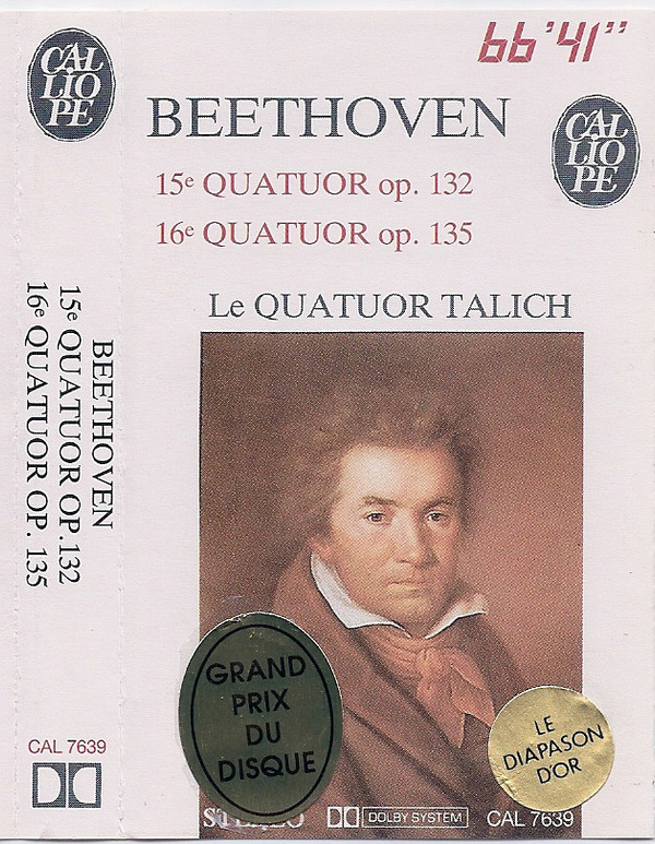 lataa albumi Beethoven, Le Quatuor Talich - 15e Quatuor Op 132 16e Quatuor Op 135