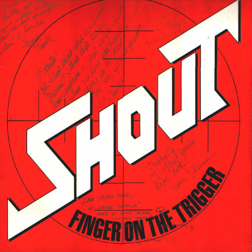 Shout – Finger On The Trigger (1987, Vinyl) - Discogs