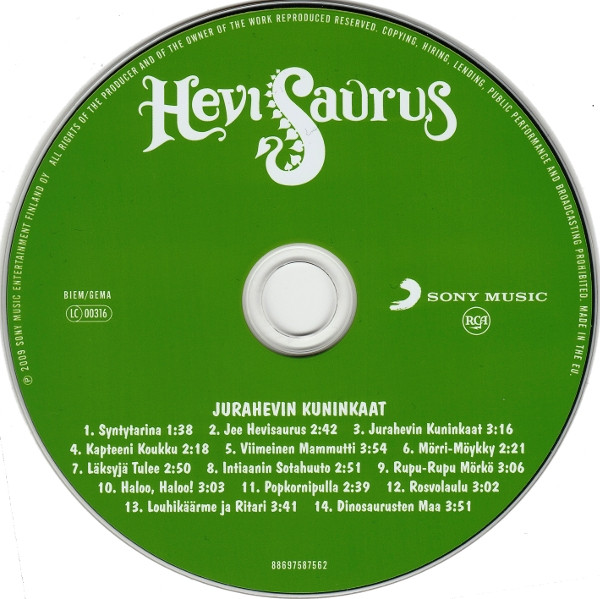 télécharger l'album Hevisaurus - Jurahevin Kuninkaat