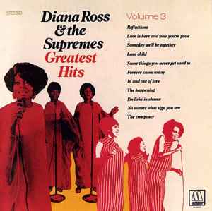The Supremes - Greatest Hits  Volume 3 album cover