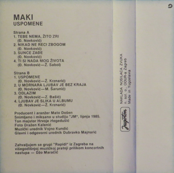 lataa albumi Maki - Uspomene