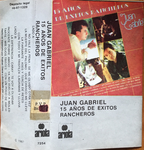 Juan Gabriel - 15 Años De Exitos Rancheros | Releases | Discogs