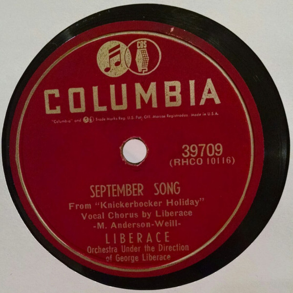 descargar álbum Liberace - I Want My Mama September Song