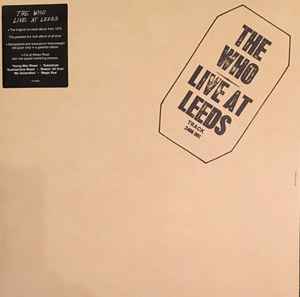 The Who – Live At Leeds (2017, Half-Speed Master, 180 gr., Vinyl