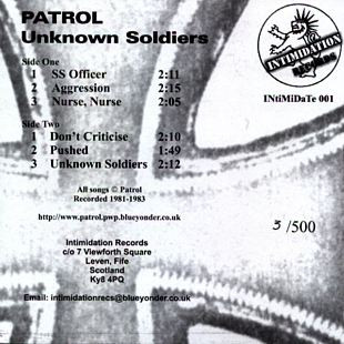 Album herunterladen Patrol - Unknown Soldiers