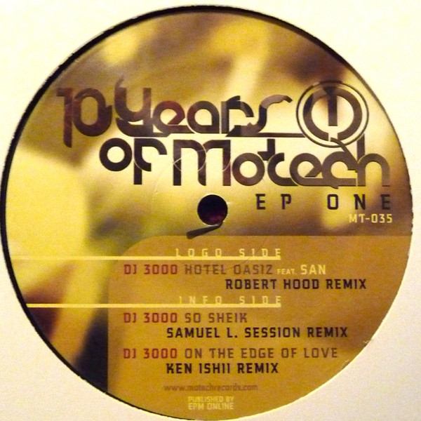 DJ 3000 – 10 Years Of Motech (EP One) (2012, Vinyl) - Discogs
