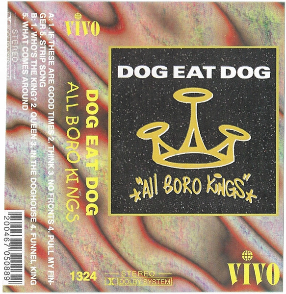 DOG EAT DOG ALL BORO KINGS94 CROSSOVER MUCKY PUP NASTASEE NEW BLACK T-SHIRT