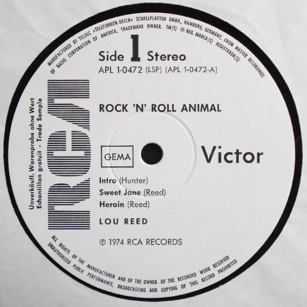 14: Lou Reed – Rock n Roll Animal (1974) / Live (1975), THE PRESS