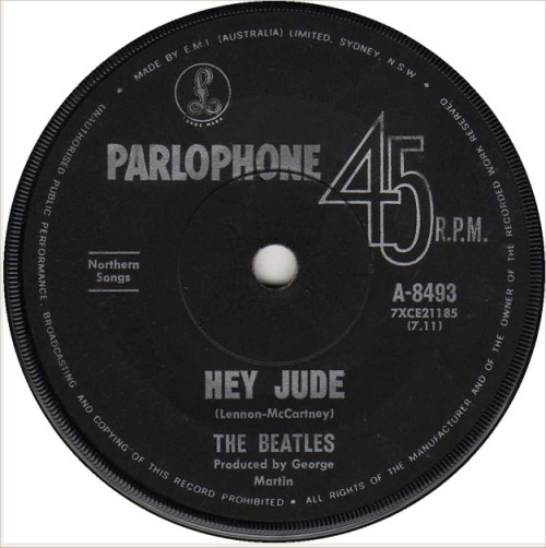 The Beatles – Hey Jude (1968, First Pressing, Vinyl) - Discogs