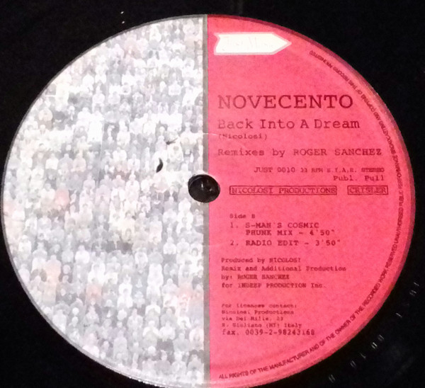 ladda ner album Novecento - Back Into A Dream Roger Sanchez Remixes