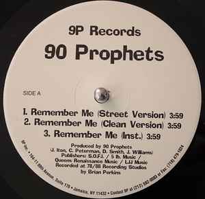 90 Prophets - Remember Me / The Day I Died album cover