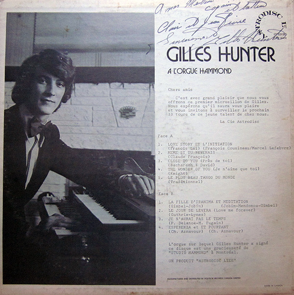 baixar álbum Gilles Hunter - Love Story