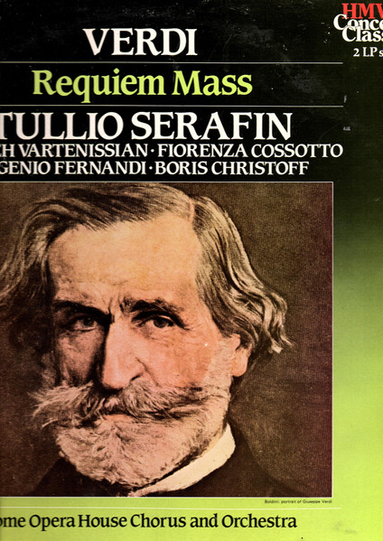 78RPM/SP Tullio SERAFIN Requiem Mass (Verdi) 其十五 / 其十六 JI98 VICTOR 12 /00500