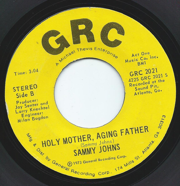last ned album Sammy Johns - Early Morning Love Holy Mother Aging Father