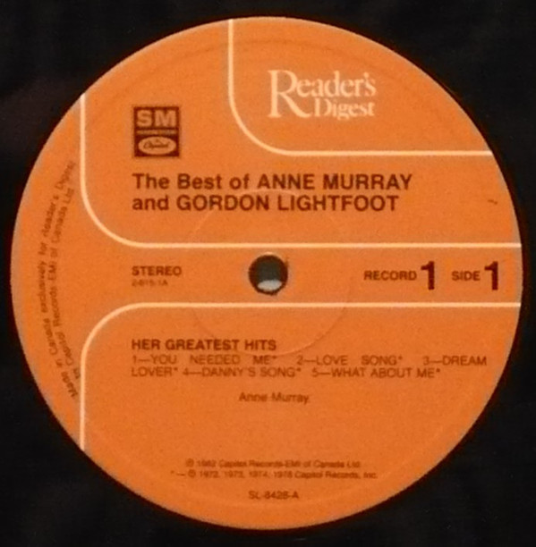 télécharger l'album Anne Murray, Gordon Lightfoot - The Best Of Anne Murray And Gordon Lightfoot
