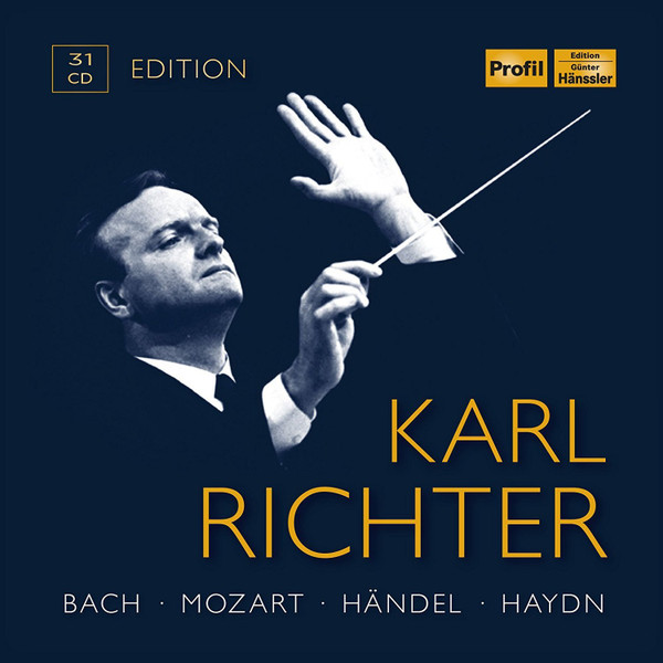 descargar álbum Karl Richter, Münchener BachChor, Bach Mozart Händel Haydn - Karl Richter Edition
