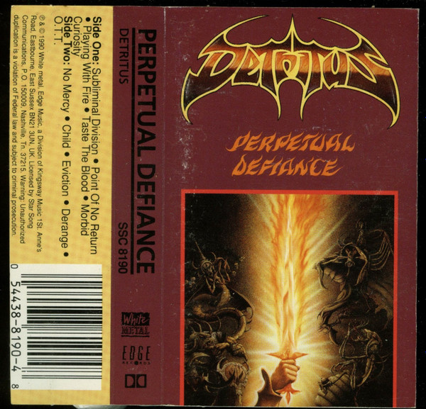 Detritus – Perpetual Defiance (1991, CD) - Discogs