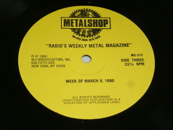 télécharger l'album Various - Metalshop Radios Weekly Metal Magazine Week Of March 9 1990
