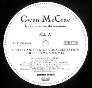 Gwen McCrae – Funky Sensation (The US Remixes) (1994, Vinyl) - Discogs