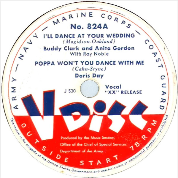 descargar álbum Buddy Clark And Anita Gordon Doris Day Woody Herman And Band - Ill Dance At Your Wedding Poppa Wont You Dance With Me I Cant Put My Arms Around A Memory