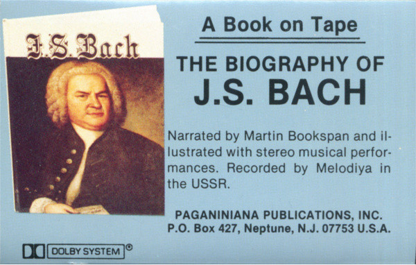 télécharger l'album Martin Bookspan - The Biography Of JS Bach
