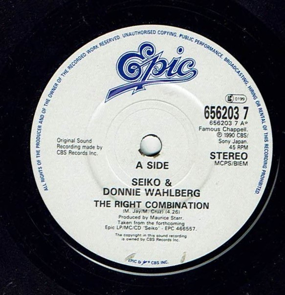 descargar álbum Seiko & Donnie Wahlberg - The Right Combination