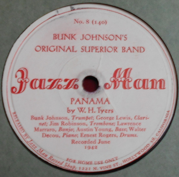 Album herunterladen Bunk Johnson's Original Superior Band - Down By The River Panama